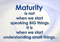 what is maturity